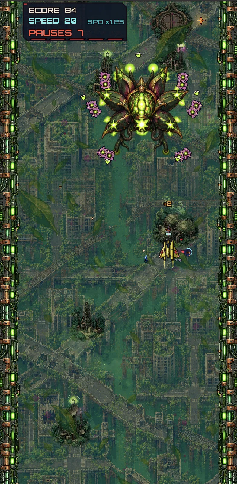 Pause gameplay: the Bloom Queen boss